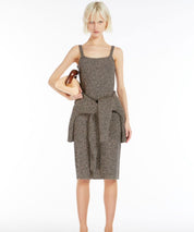 SPORTMAX Meliertes Strickkleid