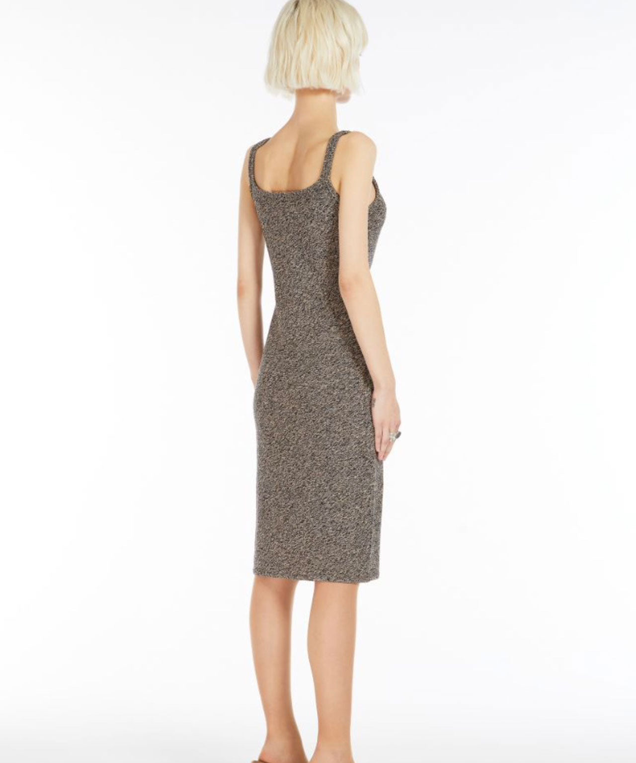 SPORTMAX Meliertes Strickkleid