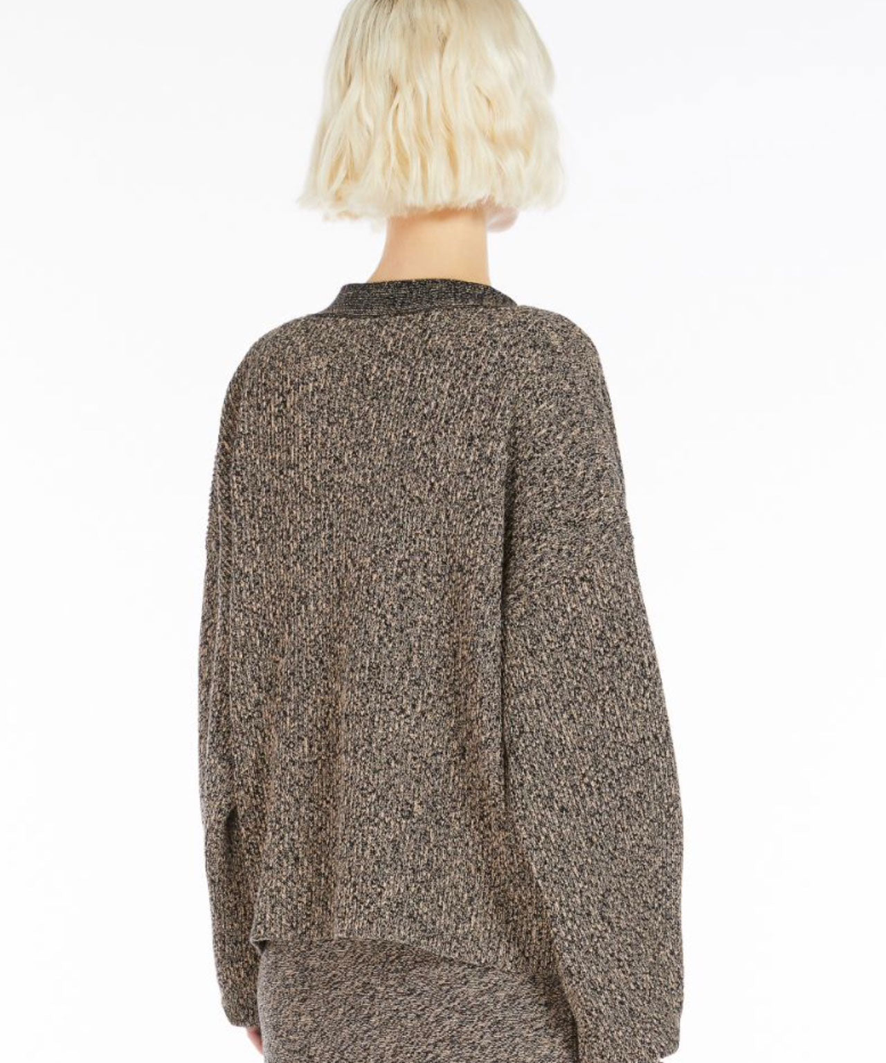 SPORTMAX Melierter Strickcardigan
