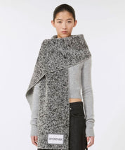 SPORTMAX Graumelierter Wollschal