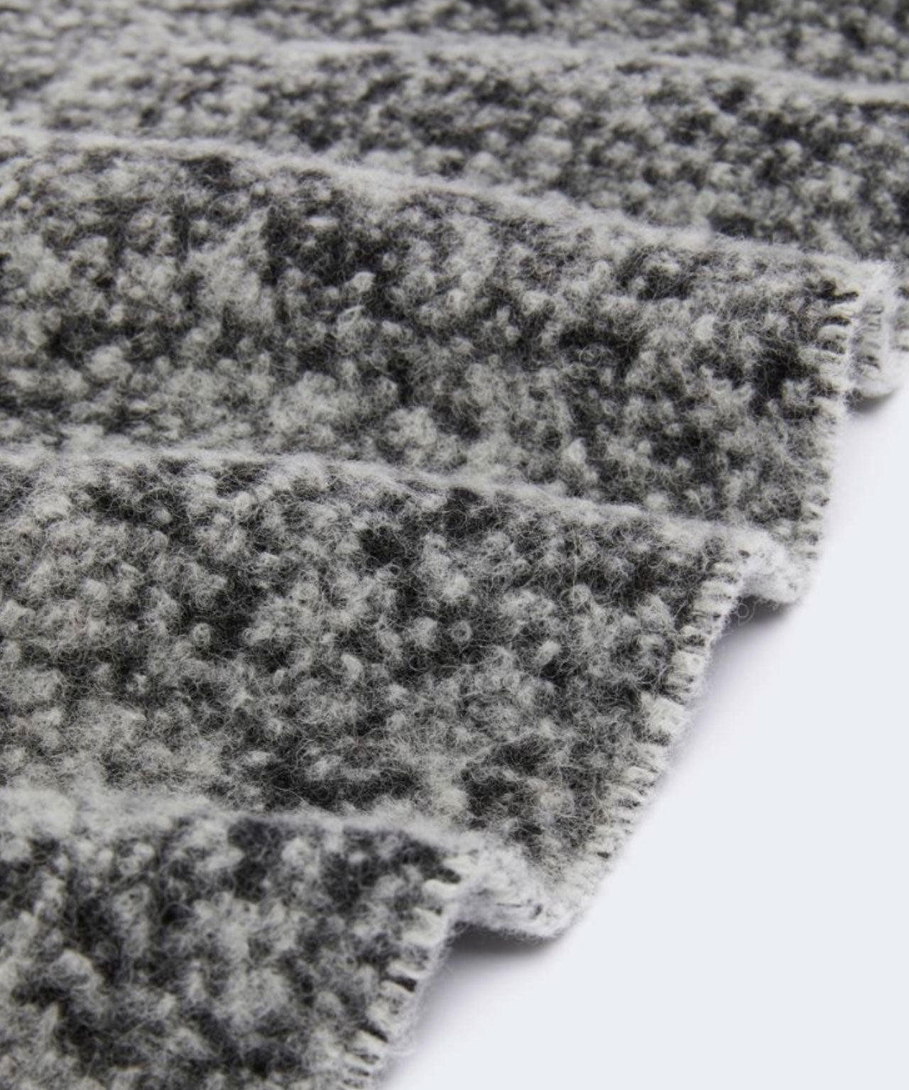 SPORTMAX Graumelierter Wollschal