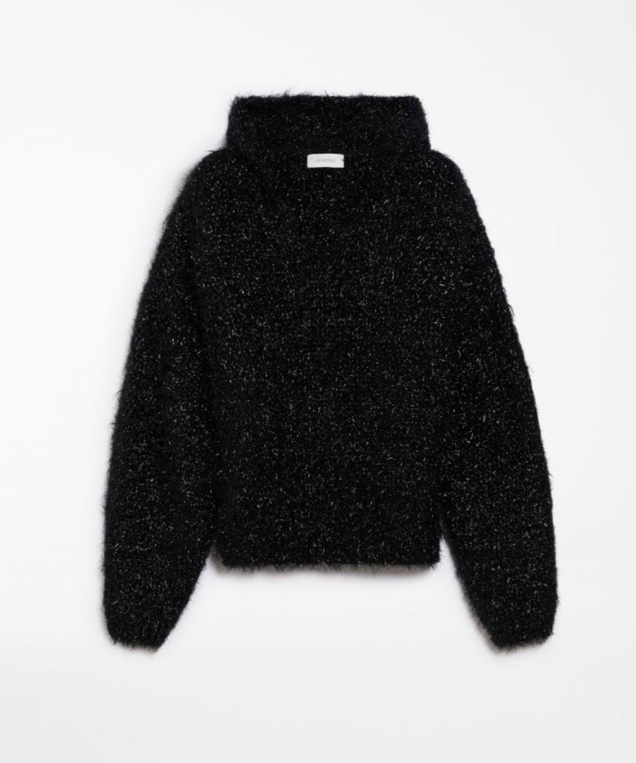 SPORTMAX Schwarzer Strickhoodie