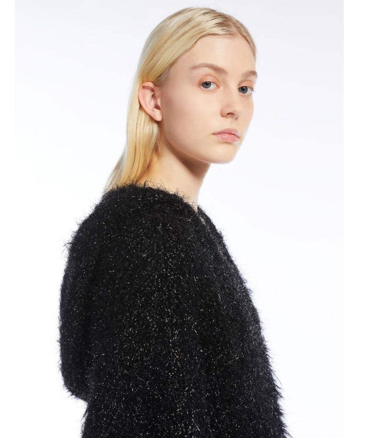 SPORTMAX Schwarzer Strickhoodie