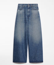 SPORTMAX Baggy Jeans mit weitem, ausgestellten Bein