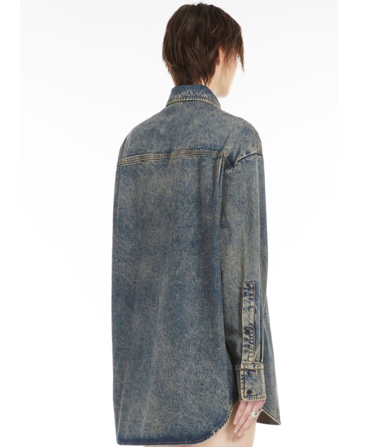 SPORTMAX Oversized Denimhemd