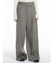 SPORTMAX Graumelierte Anzughose