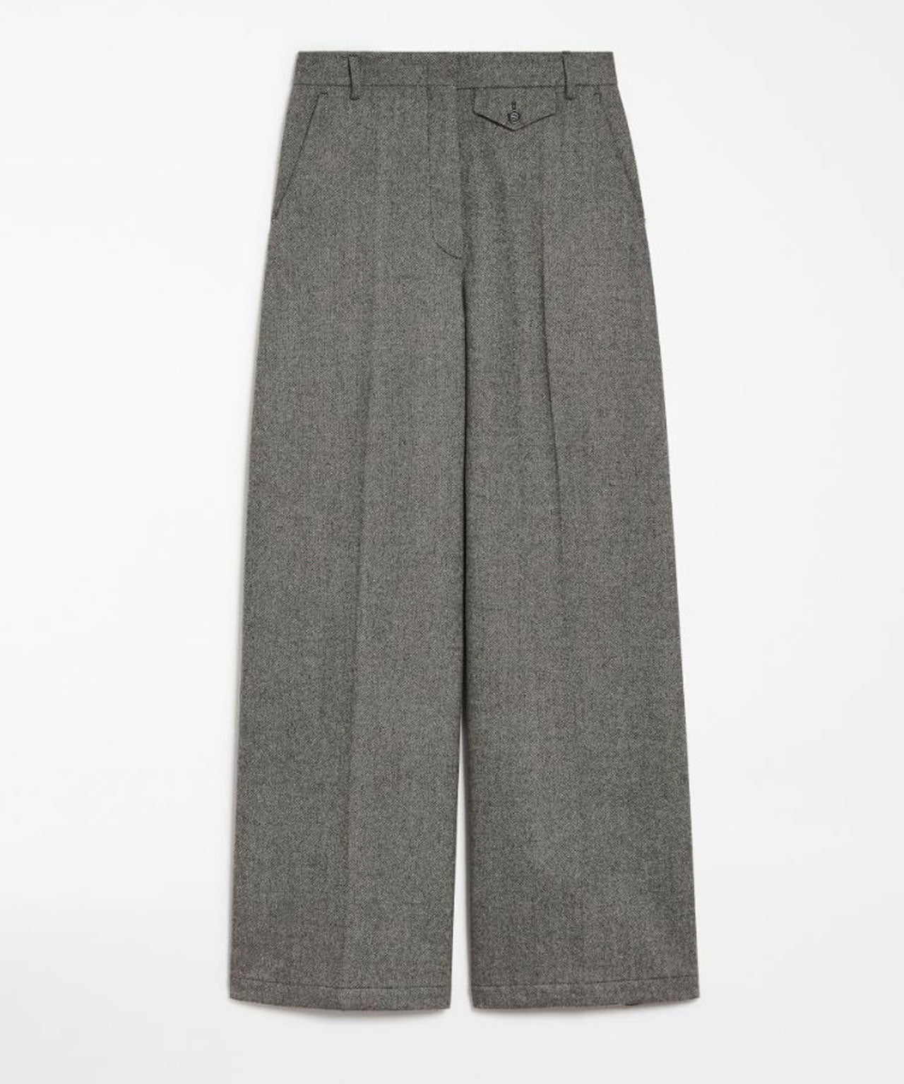 SPORTMAX Graumelierte Anzughose