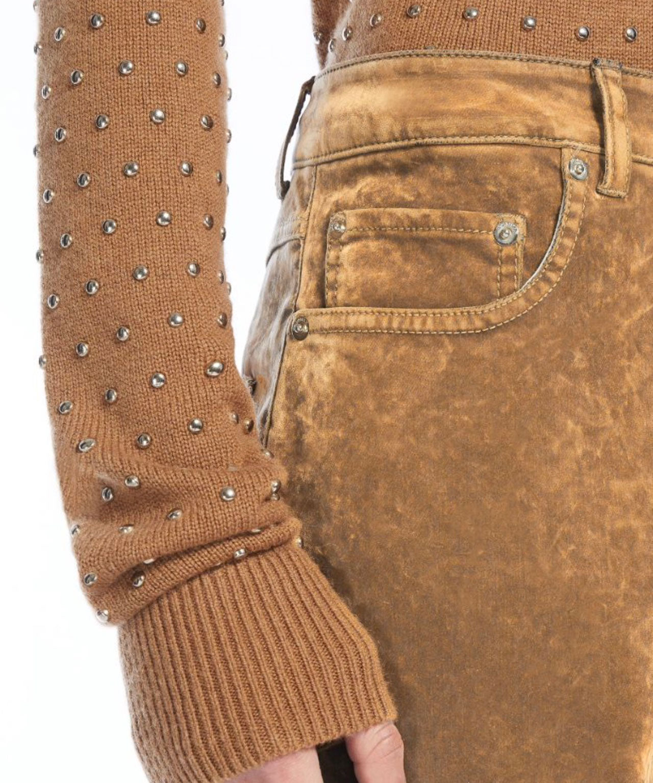 SPORTMAX Beschichtete Denim