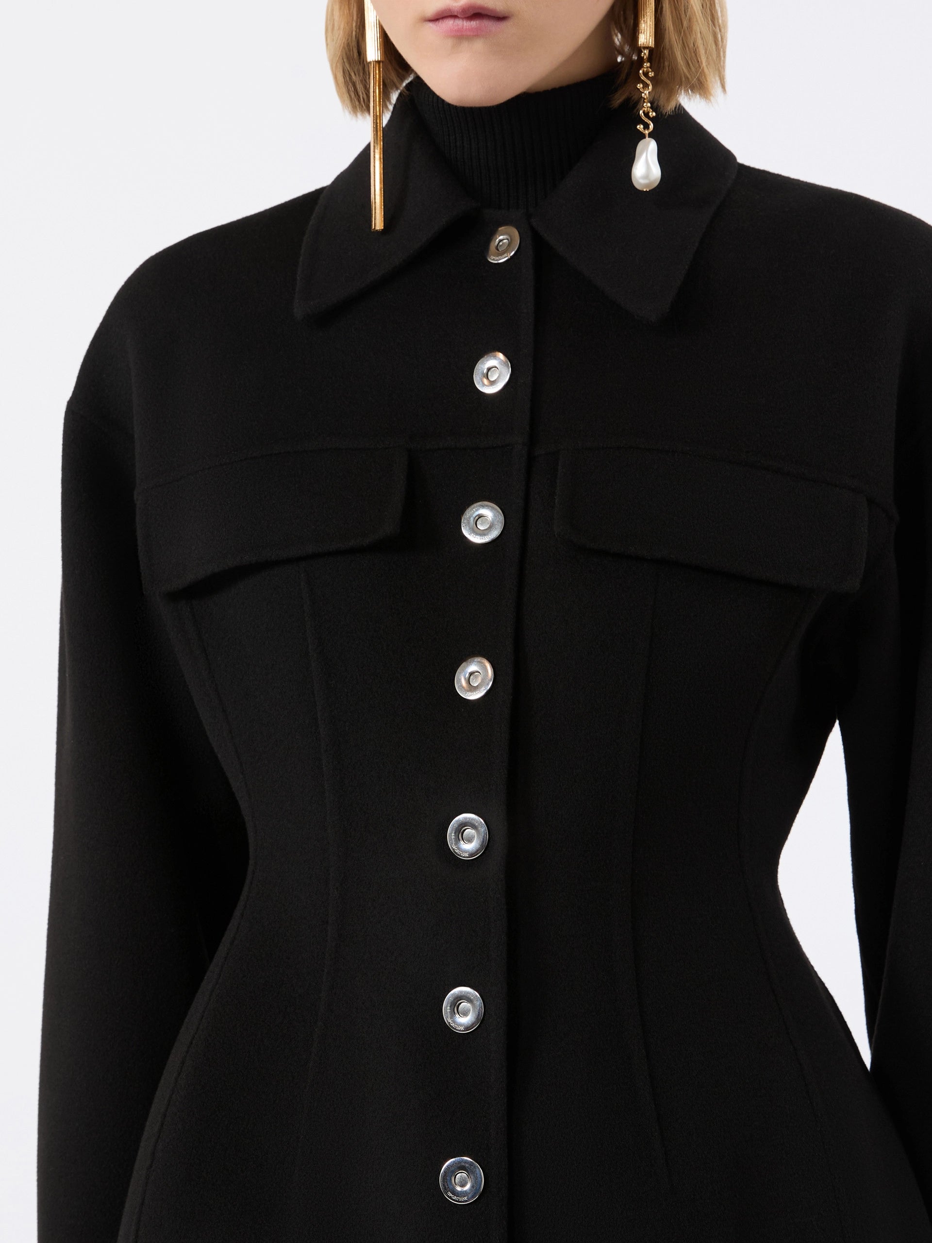 SPORTMAX Grüne Wolljacke