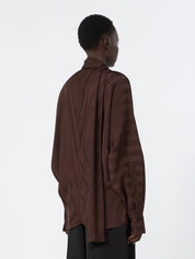 SPORTMAX Oversized Hemdbluse mit Halsbinde