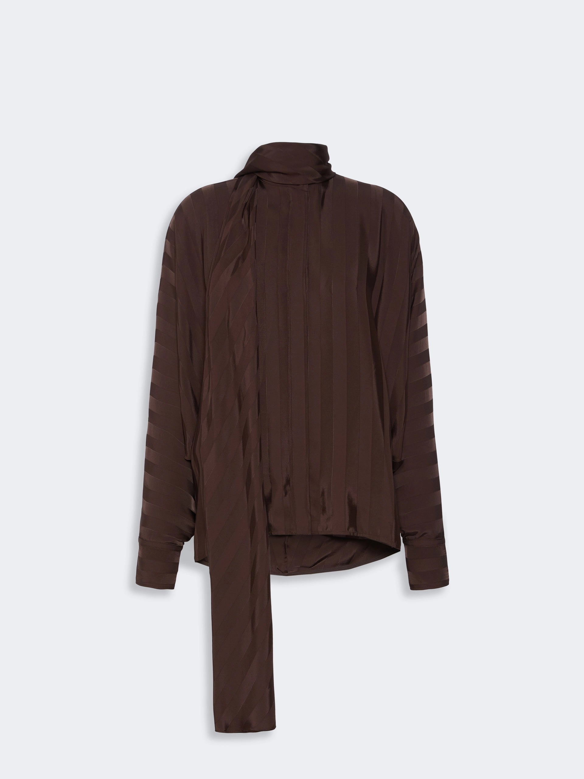 SPORTMAX Oversized Hemdbluse mit Halsbinde