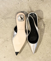 STAND STUDIO Silberne Kittenheels