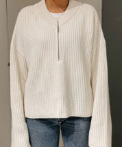 Verkürzter Ripptroyer im Woll-/Kaschmirmix