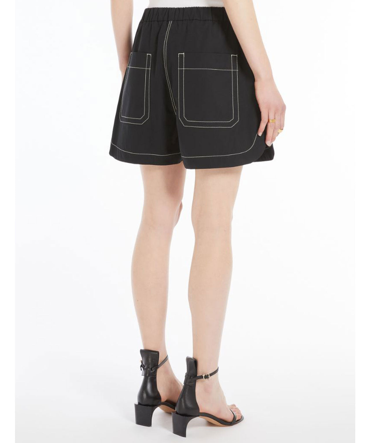 SPORTMAX Schwarze Baseball Short