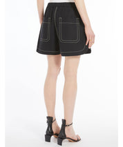 SPORTMAX Schwarze Baseball Short