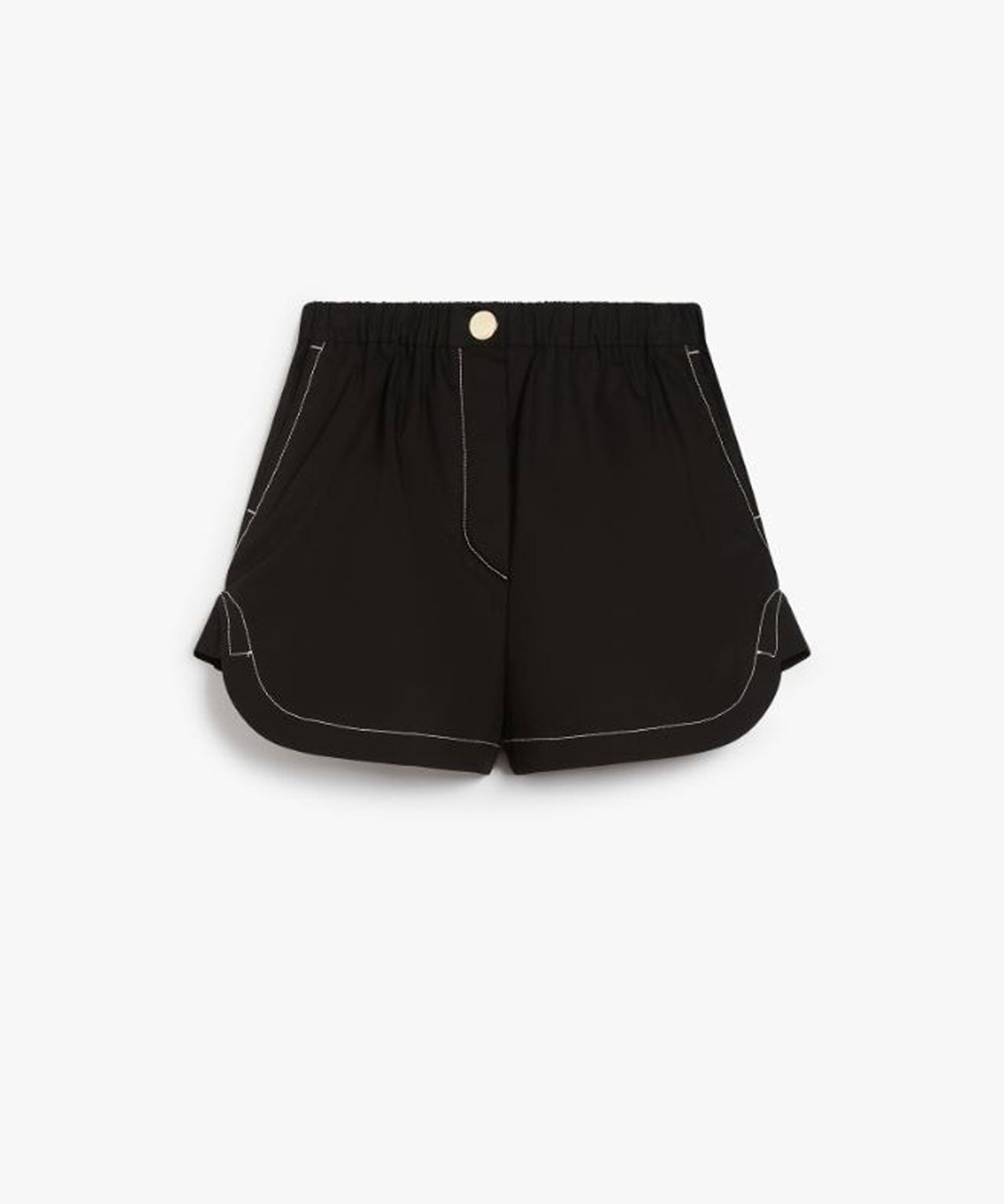 SPORTMAX Schwarze Baseball Short