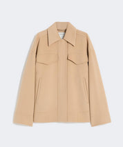 SPORTMAX Sandfarbene Wolljacke 