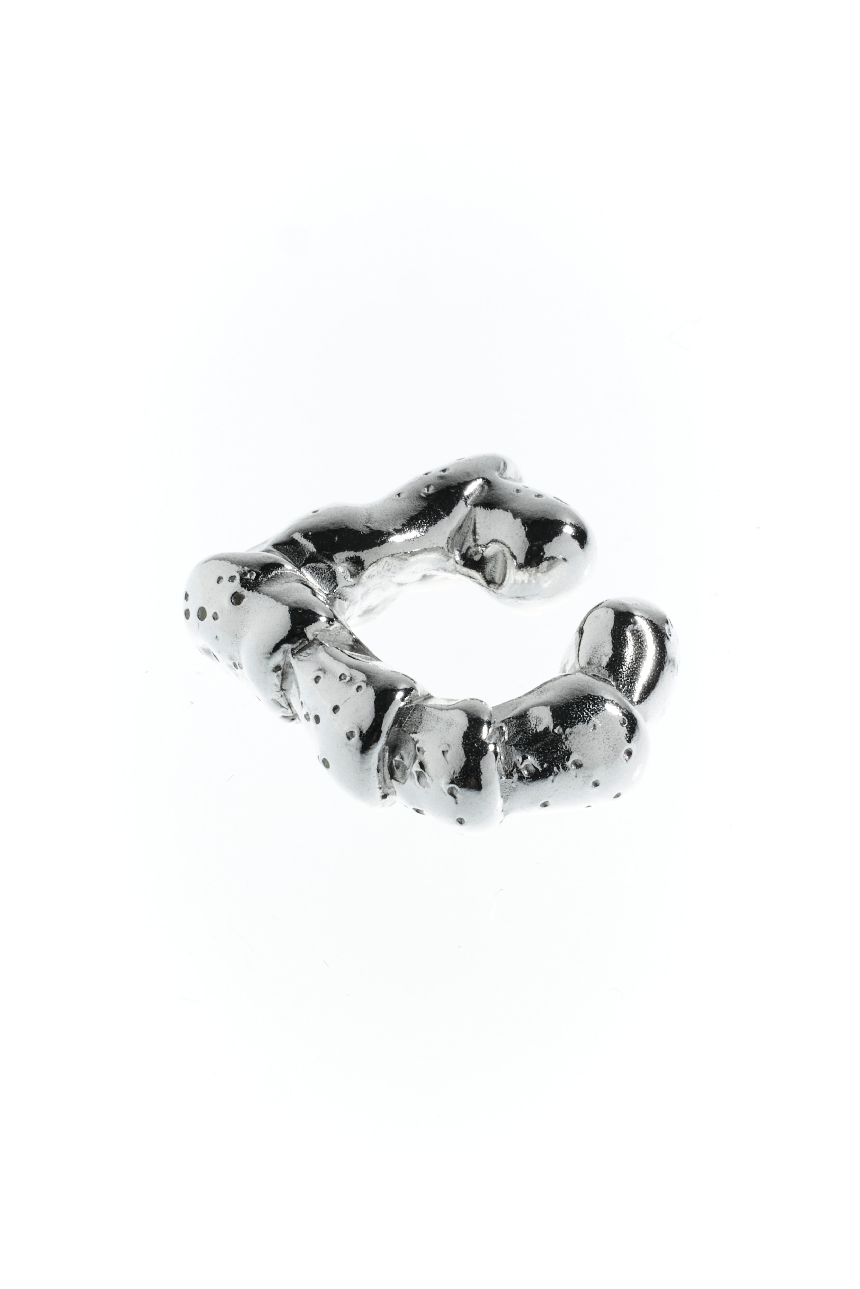 CAROLIN DIELER Maena Ear Cuff, Sterling Silver
