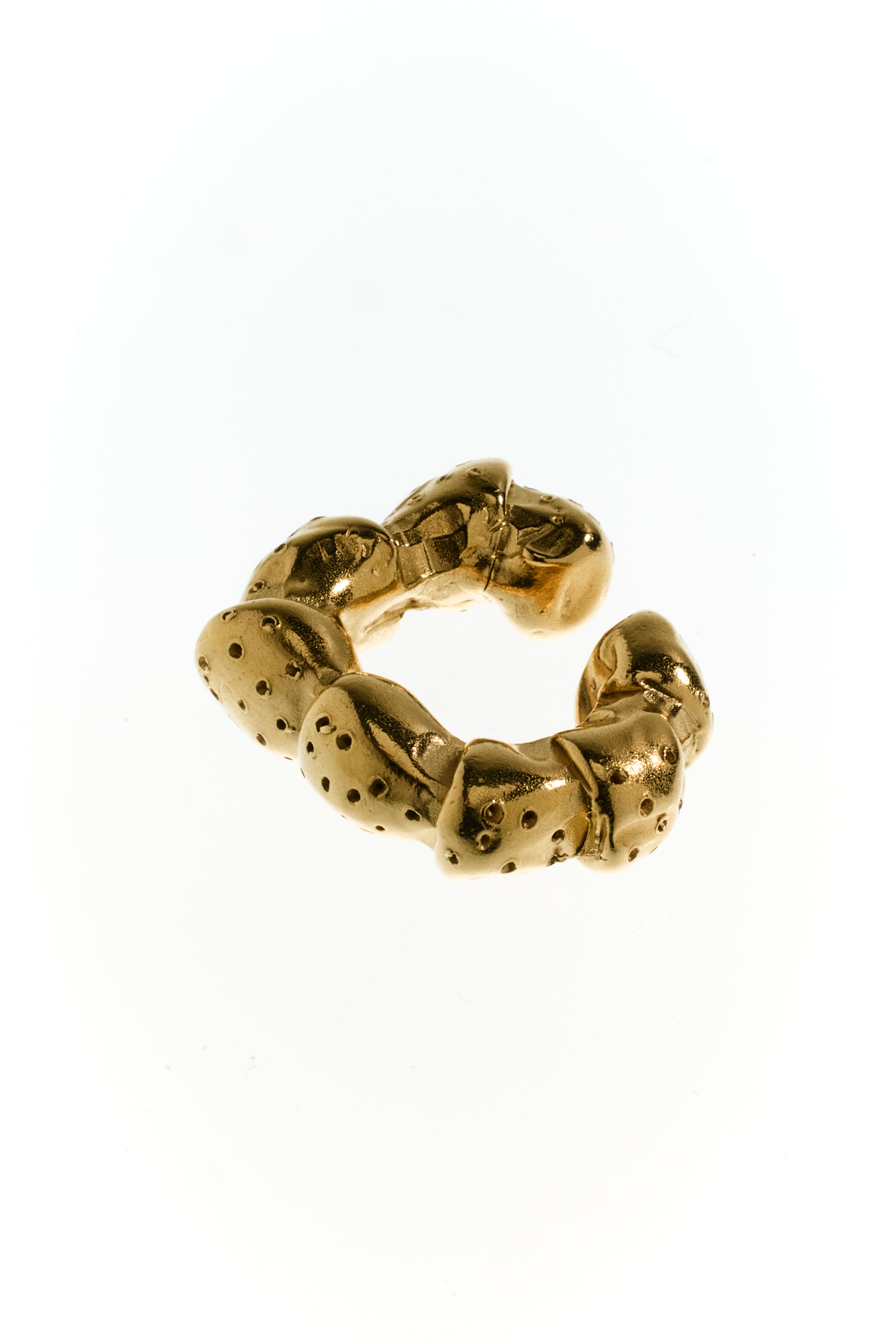 CAROLIN DIELER Maena Ear Cuff, 18k Gold plated