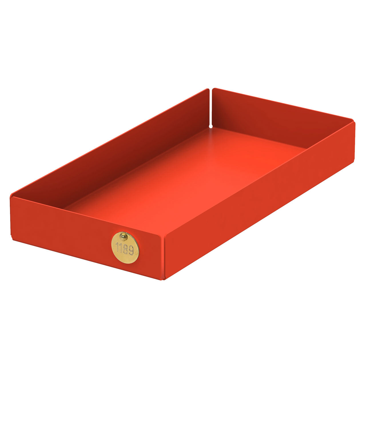 Kleines Tablett in Rot