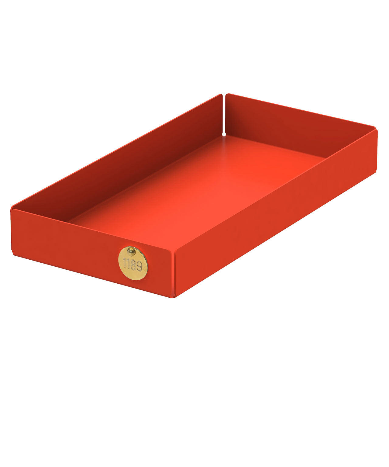 Kleines Tablett in Rot