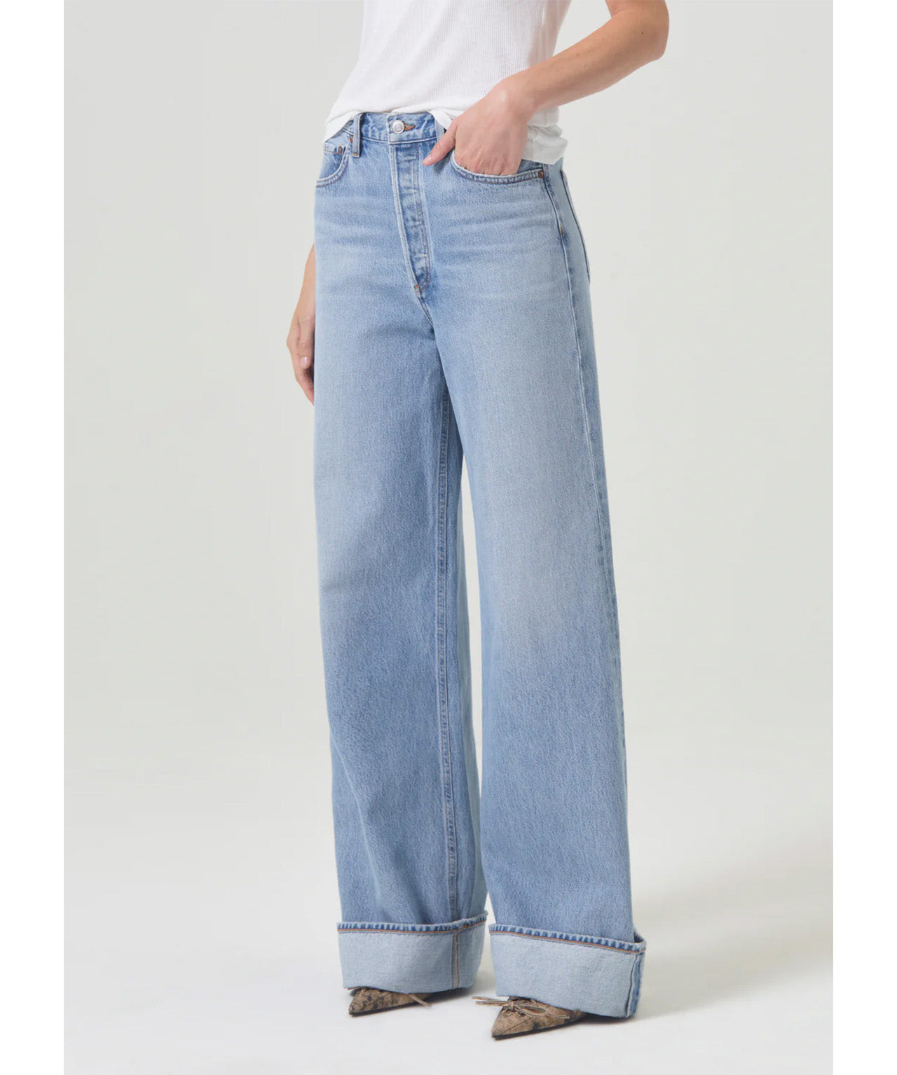AGOLDE Dame Jeans in Showdown