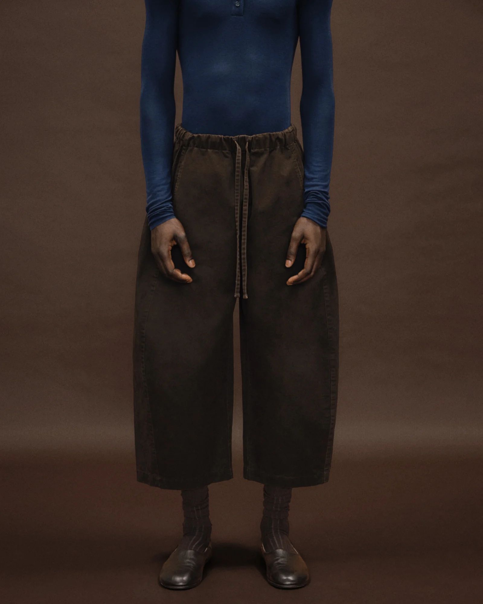 Entire Studios Dunkelbraune Loft Pants