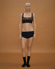 Entire Studios Schokobraunes Bralette