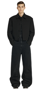 Entire Studios Blackdenim mit Barrelleg