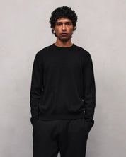ENTIRE STUDIOS Schwarzer Pullover aus Wolle/Cashmere – Ansicht 3