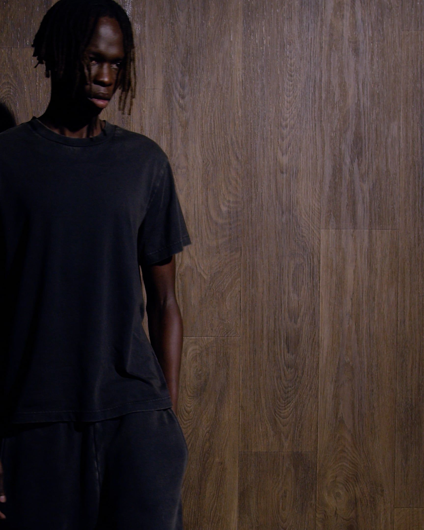 ENTIRE STUDIOS Schwarzes Basic Tee – Ansicht 4