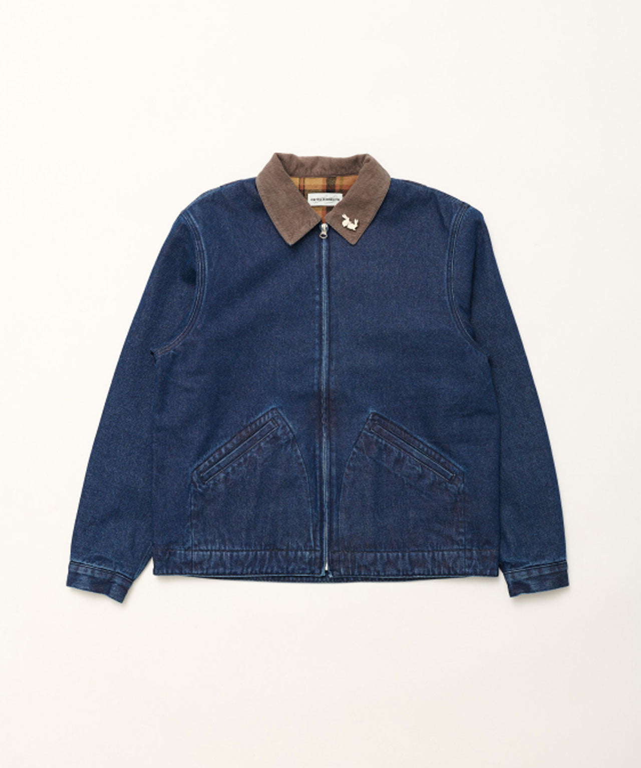 CARNE BOLLENTE Gefütterte Jeansjacke