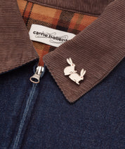 CARNE BOLLENTE Gefütterte Jeansjacke