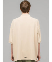 032C Beiges Oversized Poloshirt