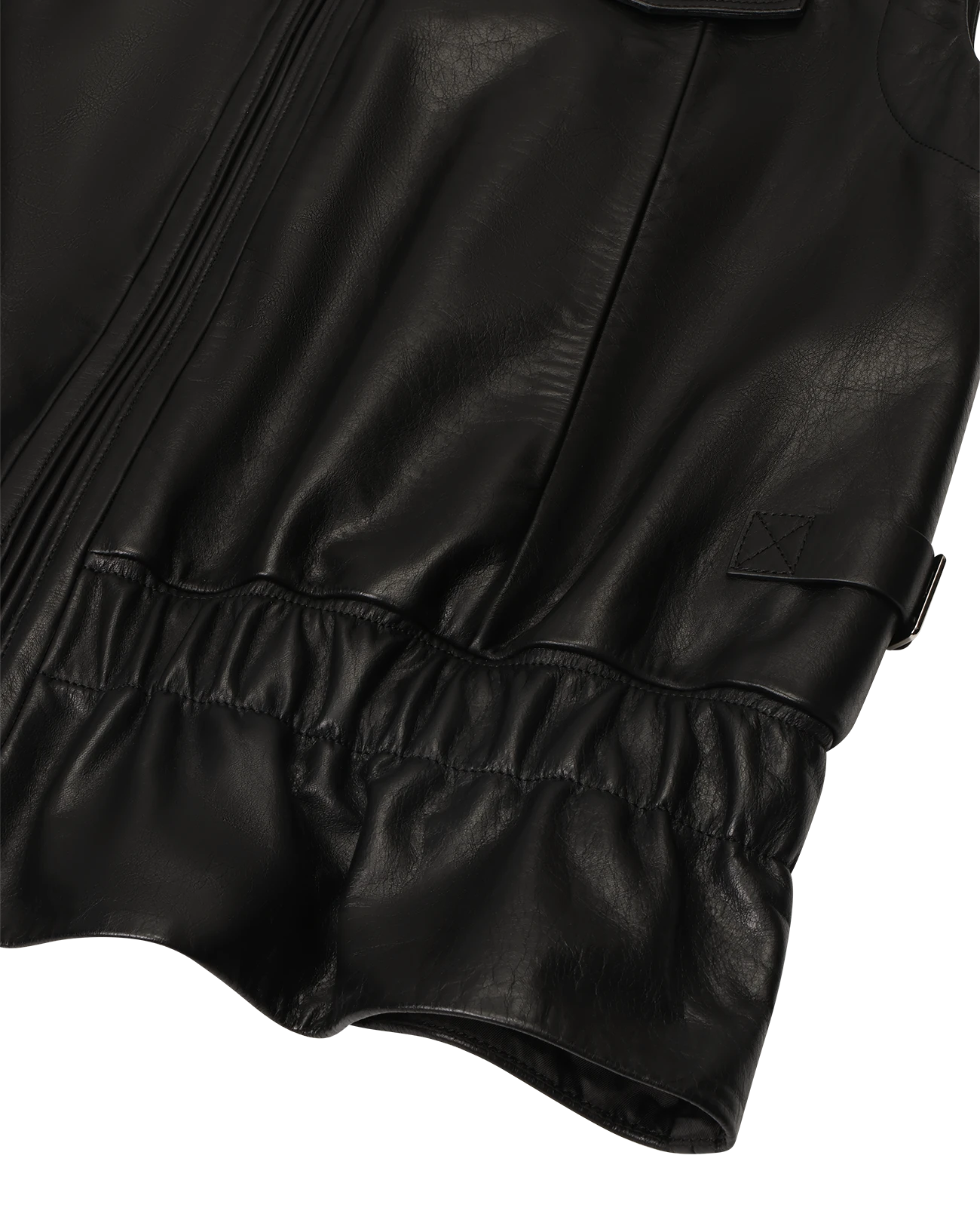 Entire Studios Schwarze Lederweste