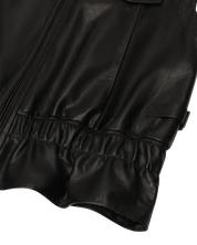 Entire Studios Schwarze Lederweste