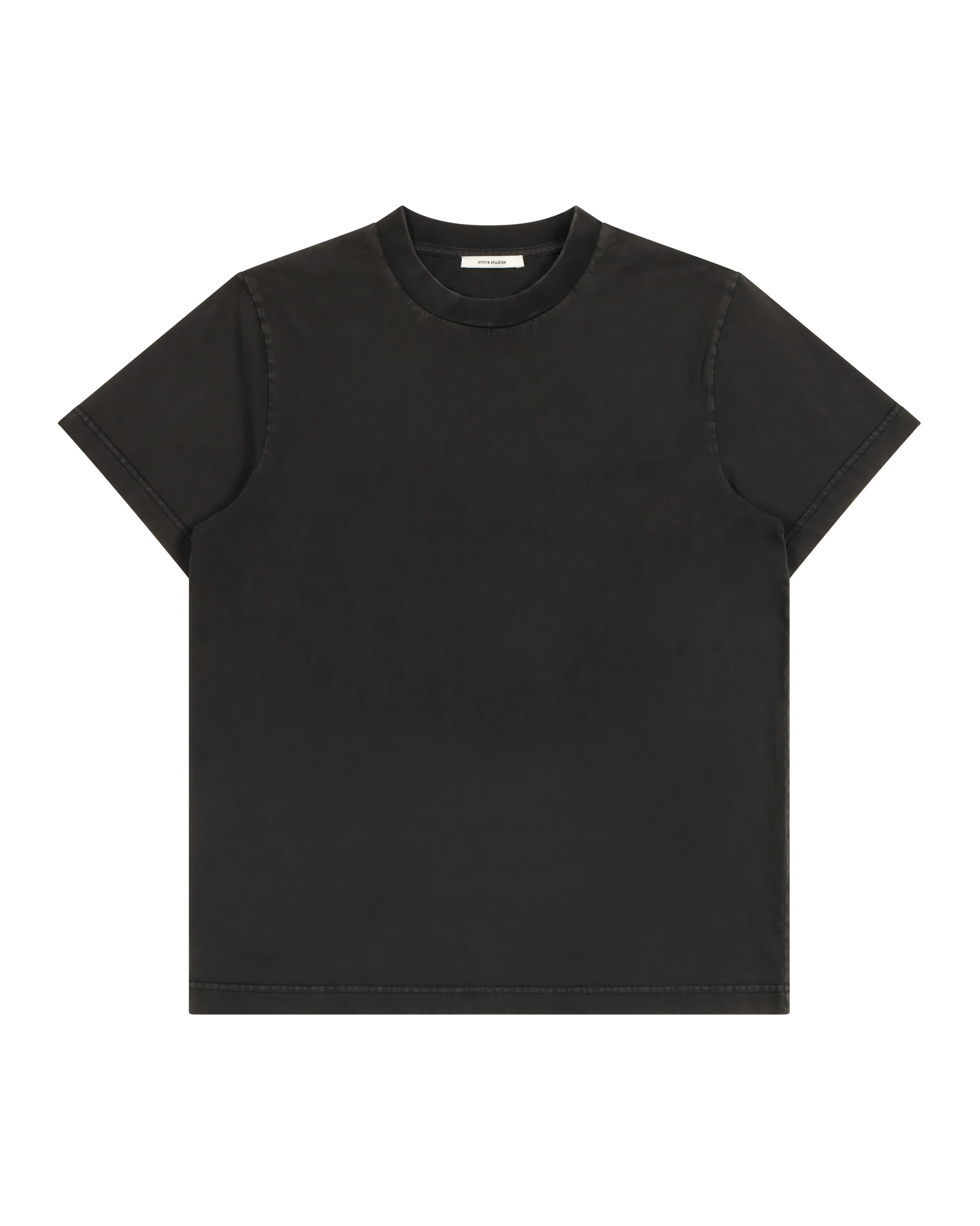 ENTIRE STUDIOS Schwarzes Basic Tee – Ansicht 5