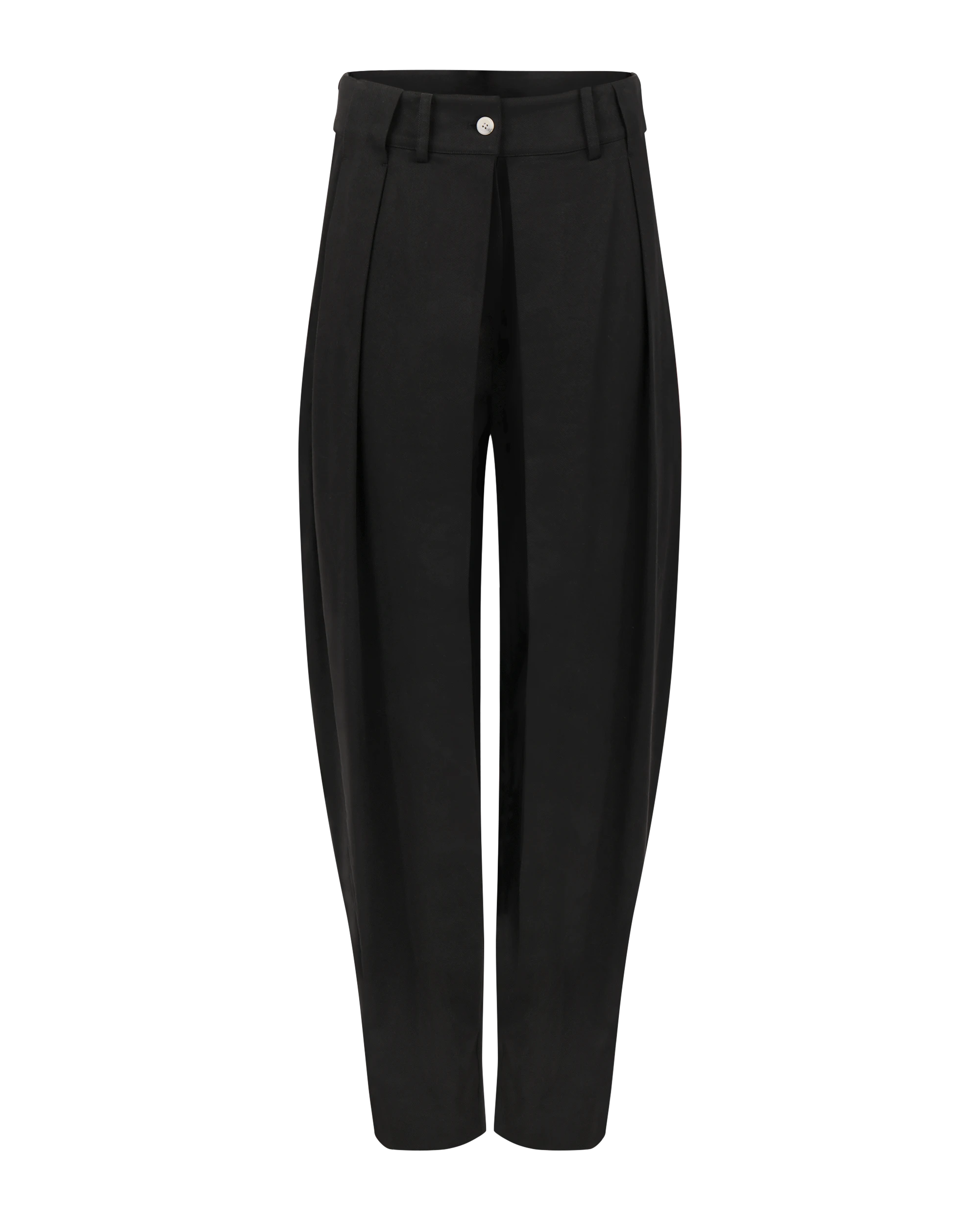 ENTIRE STUDIOS Schwarze tapered Twillhose – Ansicht 3