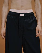 Entire Studios Schwarze Pyjamahose