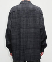 HOPE Dunkelblaues, kariertes Hemd