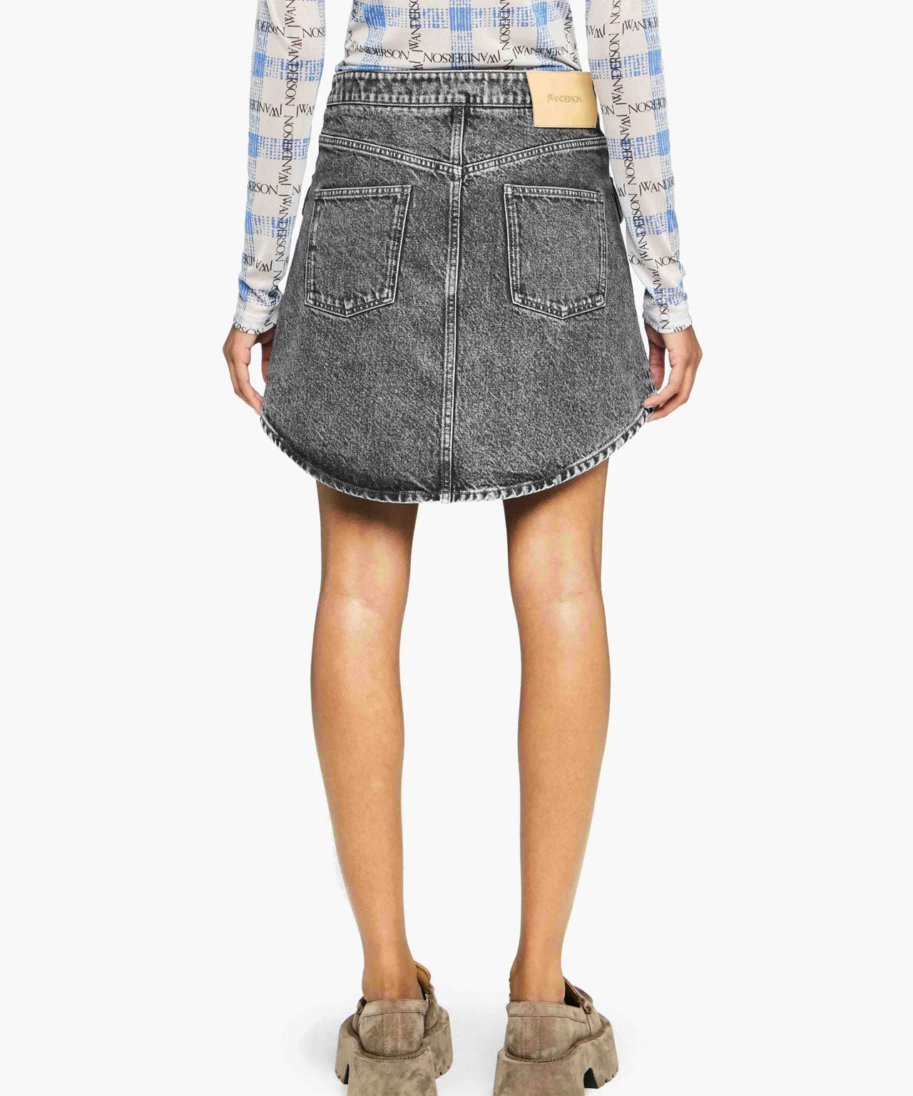 jwanderson-black-schwarz-denim-jeans-rock-skirt-mini-stylealbum