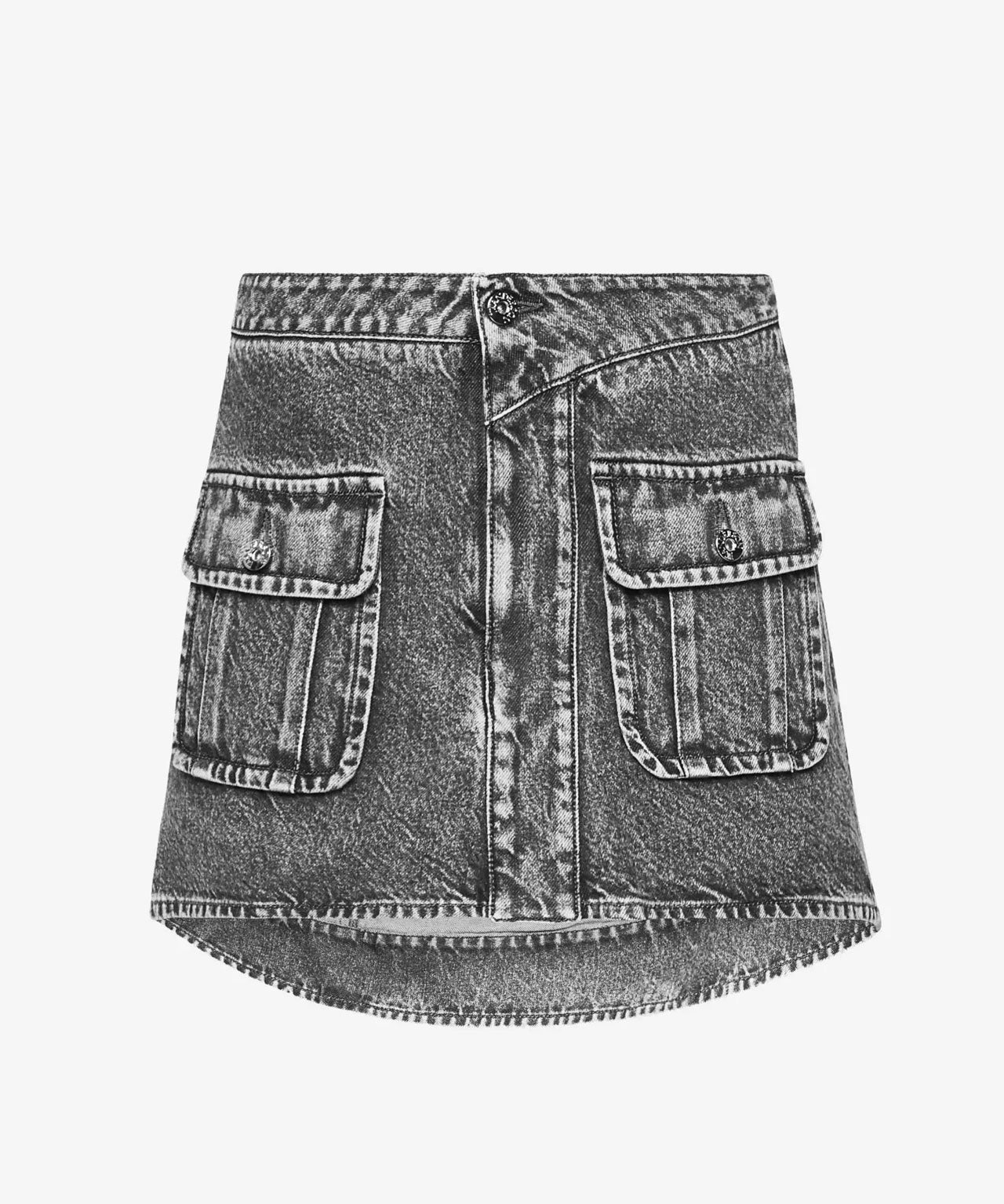 jwanderson-black-schwarz-denim-jeans-rock-skirt-mini-stylealbum