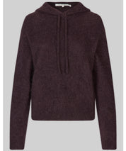 SECOND FEMALE Brauner Strickhoodie