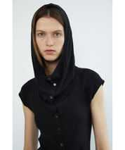 LOW CLASSIC Schmales Ripptop mit Kapuze, 2 Farben