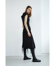 LOW CLASSIC Schmales Ripptop mit Kapuze, 2 Farben