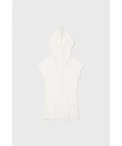 LOW CLASSIC Schmales Ripptop mit Kapuze, 2 Farben