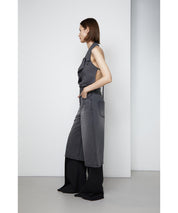 LOW CLASSIC Graue Jorts