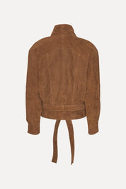 ROTATE Braune Wildlederjacke