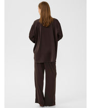 GESTUZ Braune Satin Hose