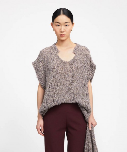 Aeron-knitted-vest-pullunder-cecil-melange-meliert-oversized-knit-knitwear-stylealbum